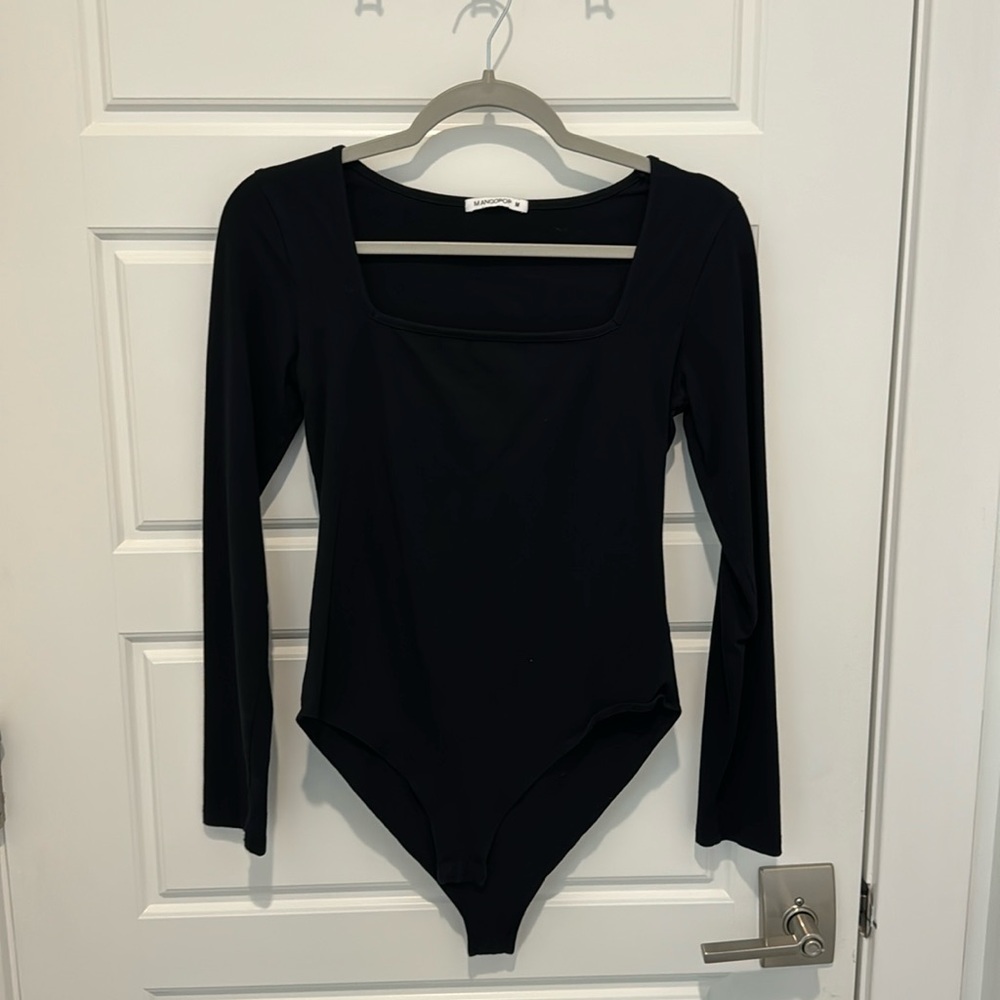Square neck bodysuit